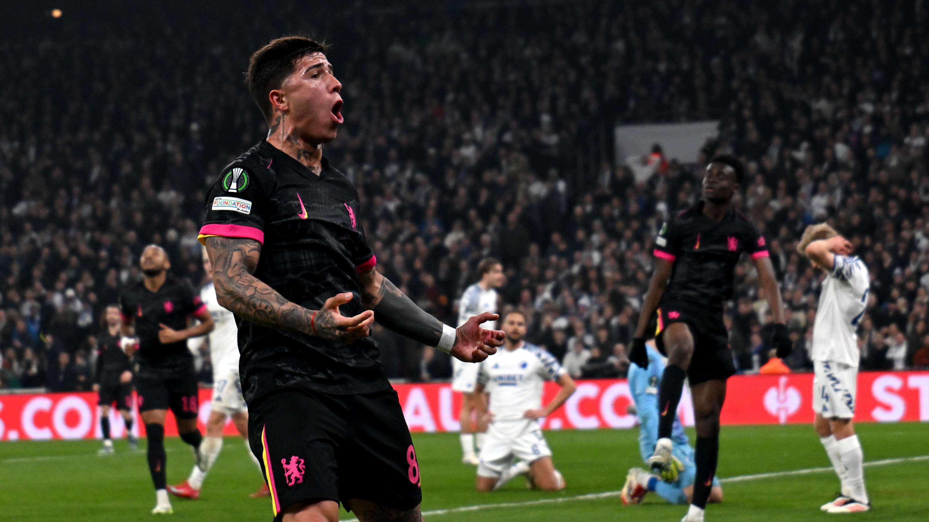 切爾西中場經驗不足！恩佐出場22次，加拉格爾達45次！.